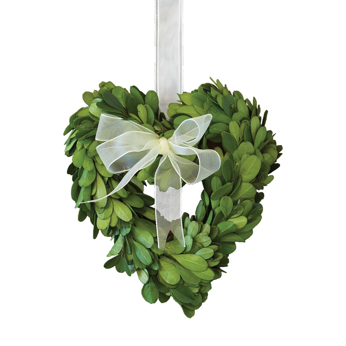 Preserved Boxwood Wreath - Heart 16